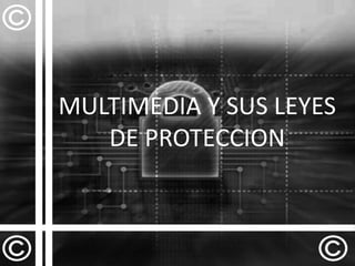 MULTIMEDIA Y SUS LEYES DE PROTECCION 