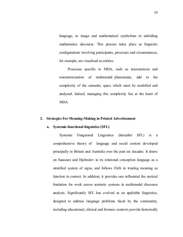 Discourse analysis dissertation example