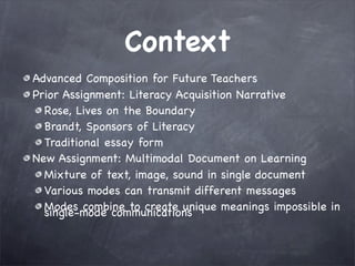 Multimodal Documents (NWP 2007)