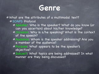 Multimodal Documents (NWP 2007)