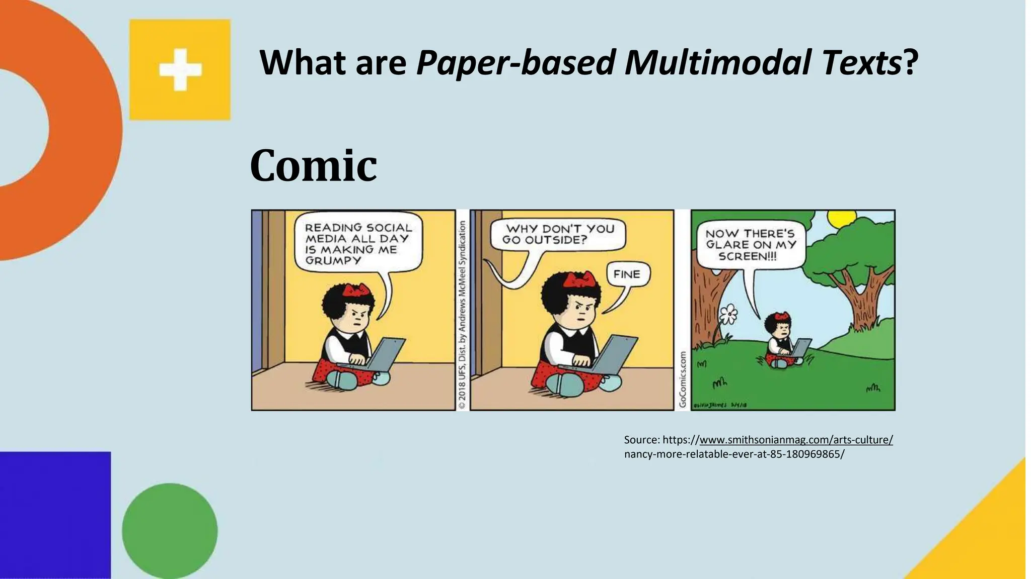 MULTIMODAL powerpoint presentation for grade 8 | PPTX