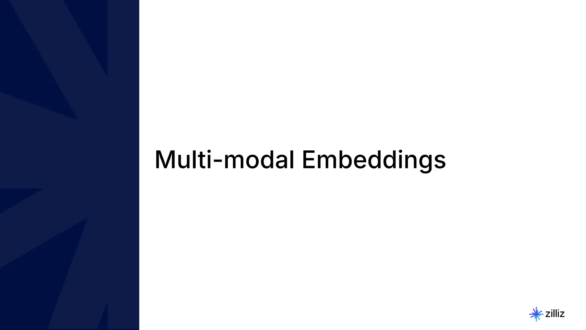 4 | © Copyright 2024 Zilliz
4
Multi-modal Embeddings
 