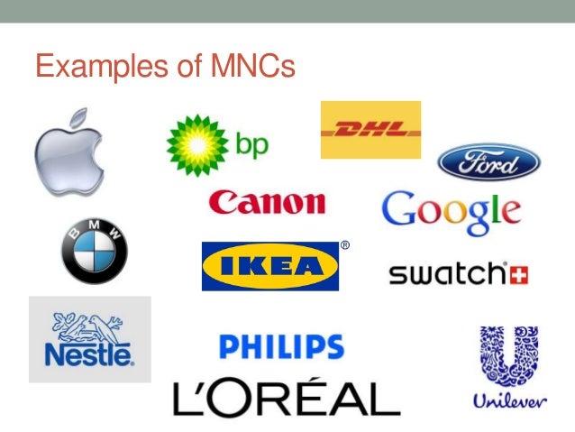 The Multinational Corporations Mncs