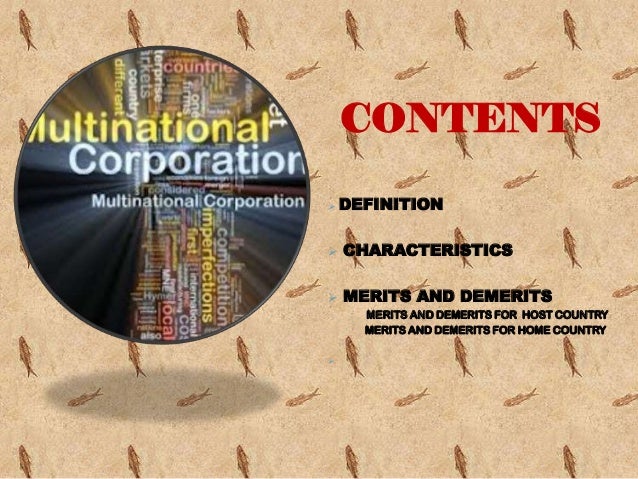 Multinational corporations
