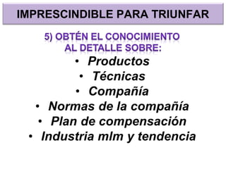 IMPRESCINDIBLE PARA TRIUNFAR
 