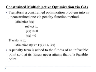 Multiobjective optimization and trade offs using pareto optimality | PDF
