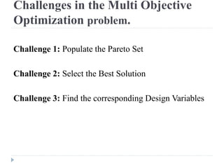 Multiobjective optimization and trade offs using pareto optimality | PDF