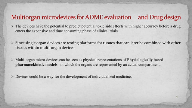 Multiorgan Microdevices PPT