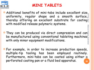 Multiparticulate drug delivery systems | PPT