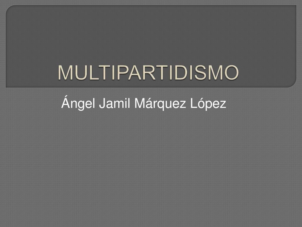 Multipartidismo