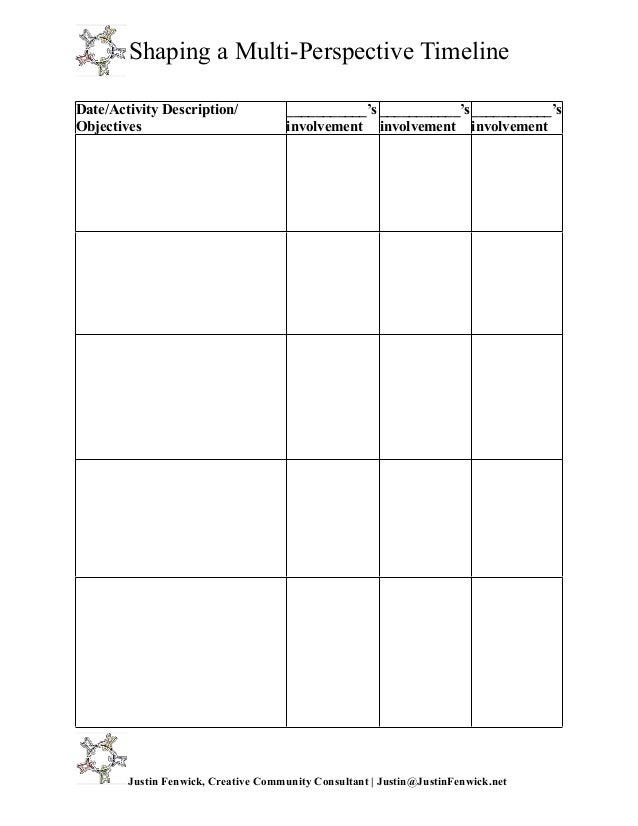 timelines worksheets