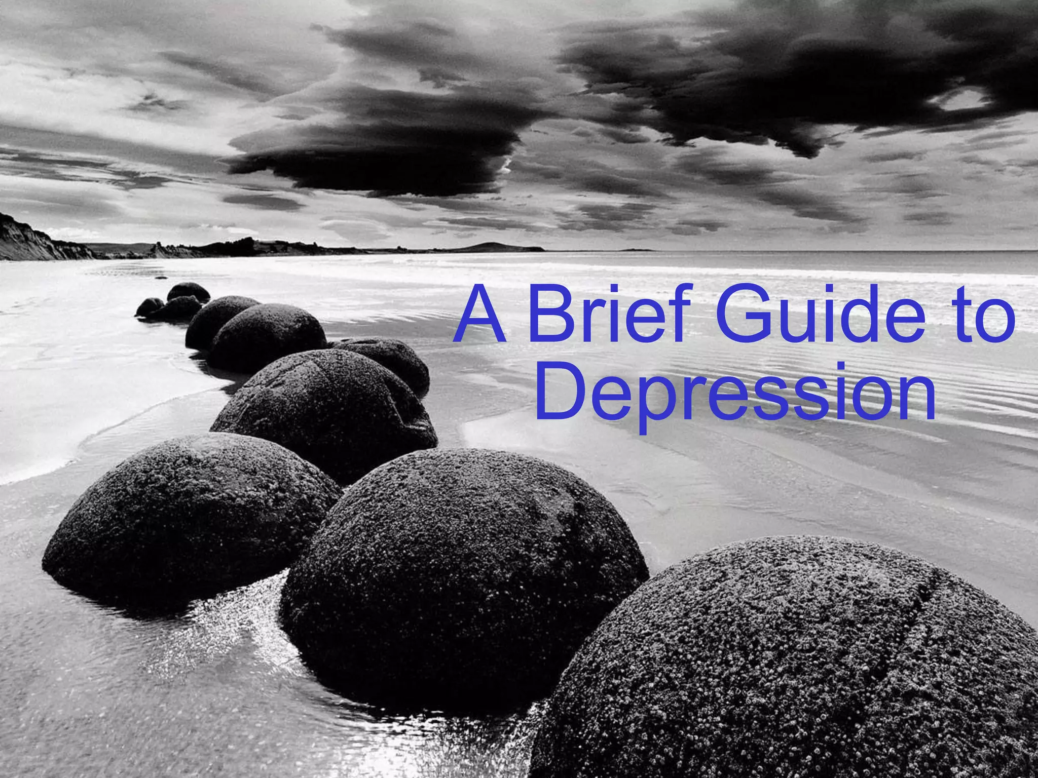 A Brief Guide to
Depression
 