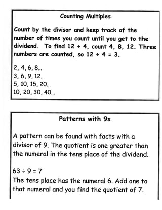 Division Strategies 5th Grade