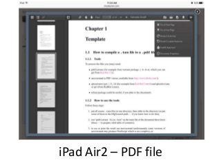 iPad Air2 – PDF file
 
