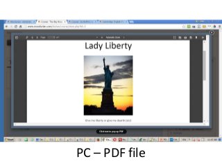 PC – PDF file
 