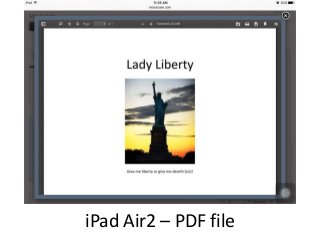 iPad Air2 – PDF file
 