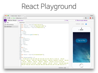 React Playground
 