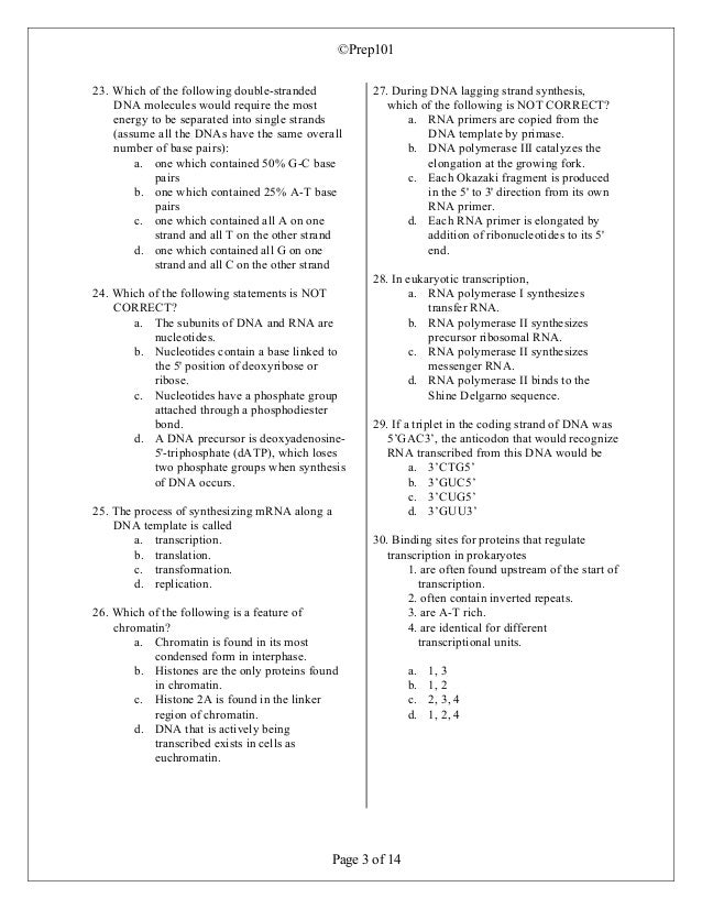 Multiple Choice Exam In Both Biology And Chemistry Multiple Choice Exam In Both Biology And Chemistry