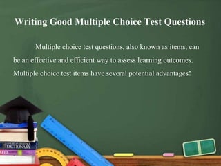 Multiple choice-questions | PPTX