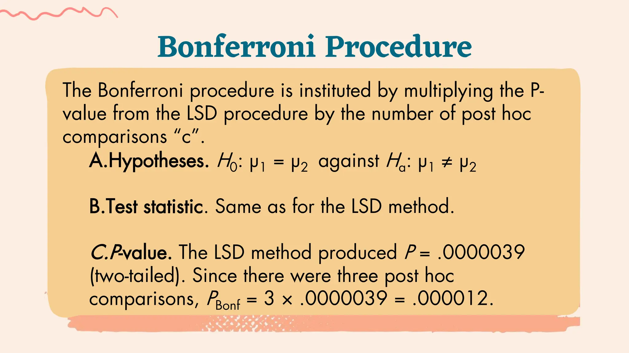 Multiple comparison - Descriptive Statistic | PPTX