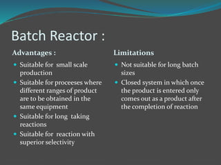 Multiple reactors | PPTX