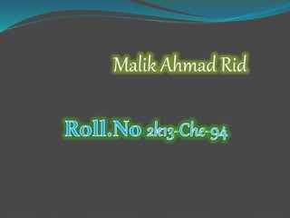Malik Ahmad Rid
 