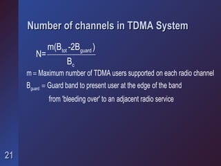 Multiple acces techniques | PPT