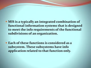 Multiple approaches to structure of mis | PPT