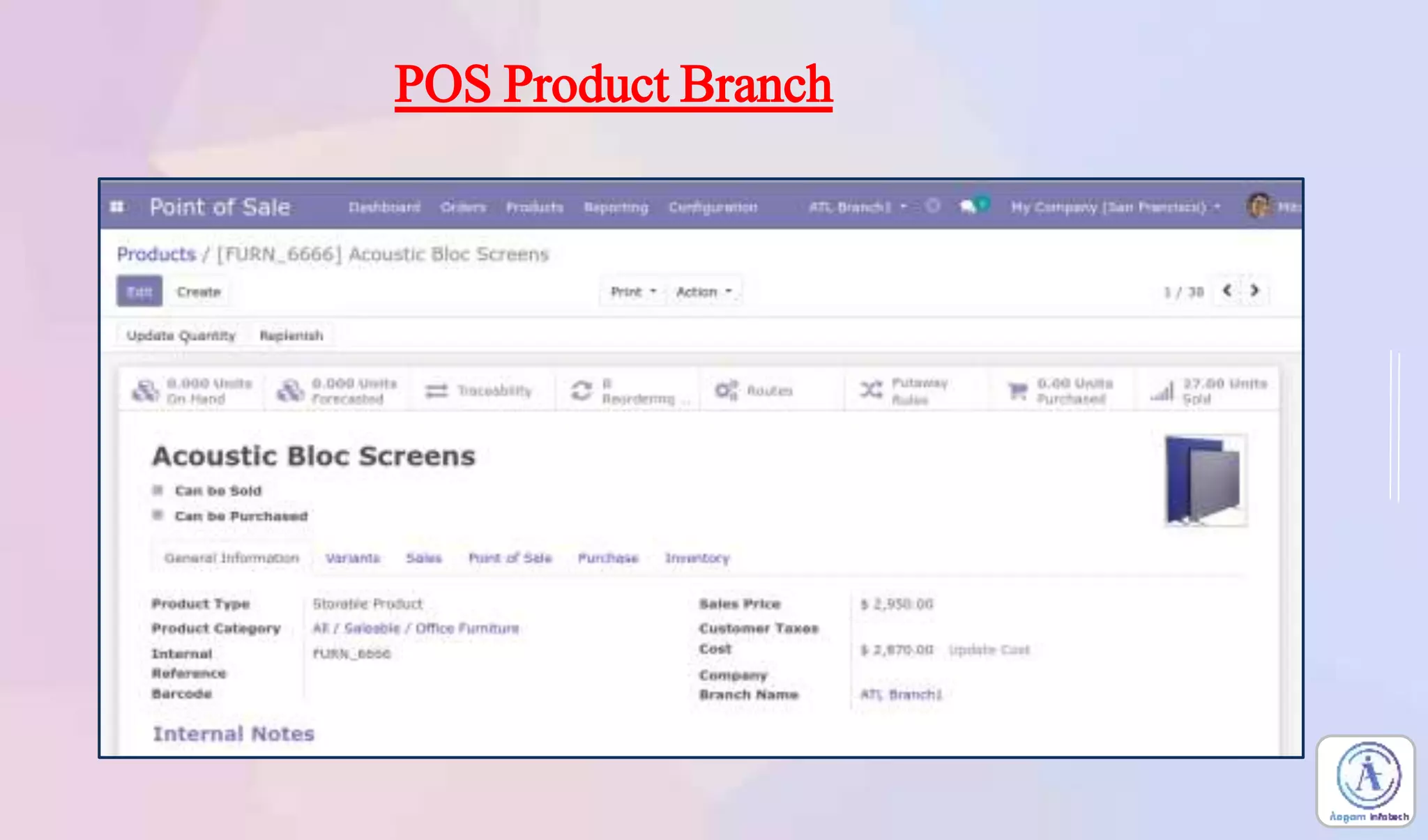 POS Product Branch
 