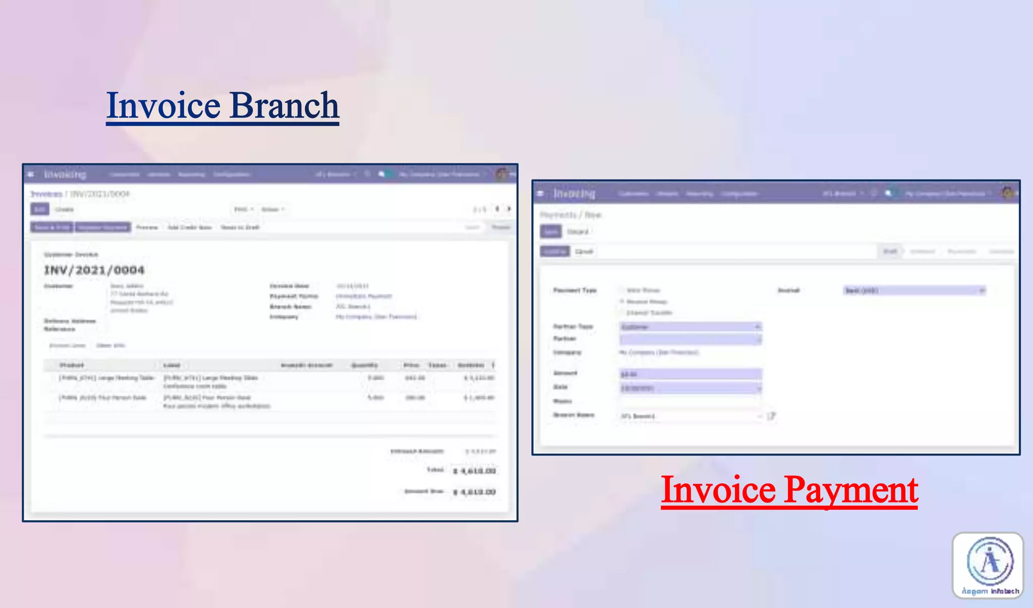 Invoice Payment
 