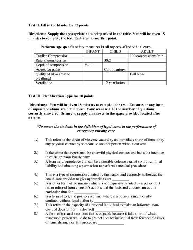 An Example Of Multiple Choice Fill In The Blanks For Assessment Of An Example Of Multiple Choice Fill In The Blanks For Assessment Of