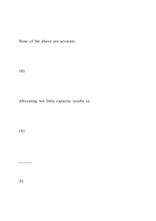 Multiple Choice Questions. Choose the one alternative that best | DOCX