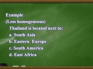 Multiple choice test (Assessment of Student Learning I)