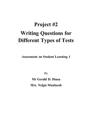Test Type Questions Docx Test Type Questions Docx