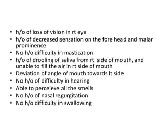 Multiple cranial nerve palsies | PPTX