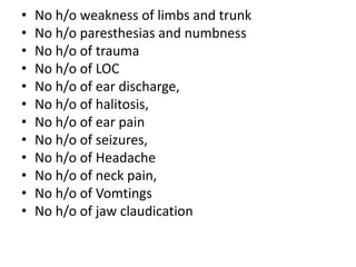 Multiple cranial nerve palsies | PPTX