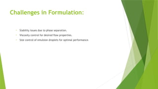 Multiple Formulations Multiple emulsions- Formulation and applications.pptx