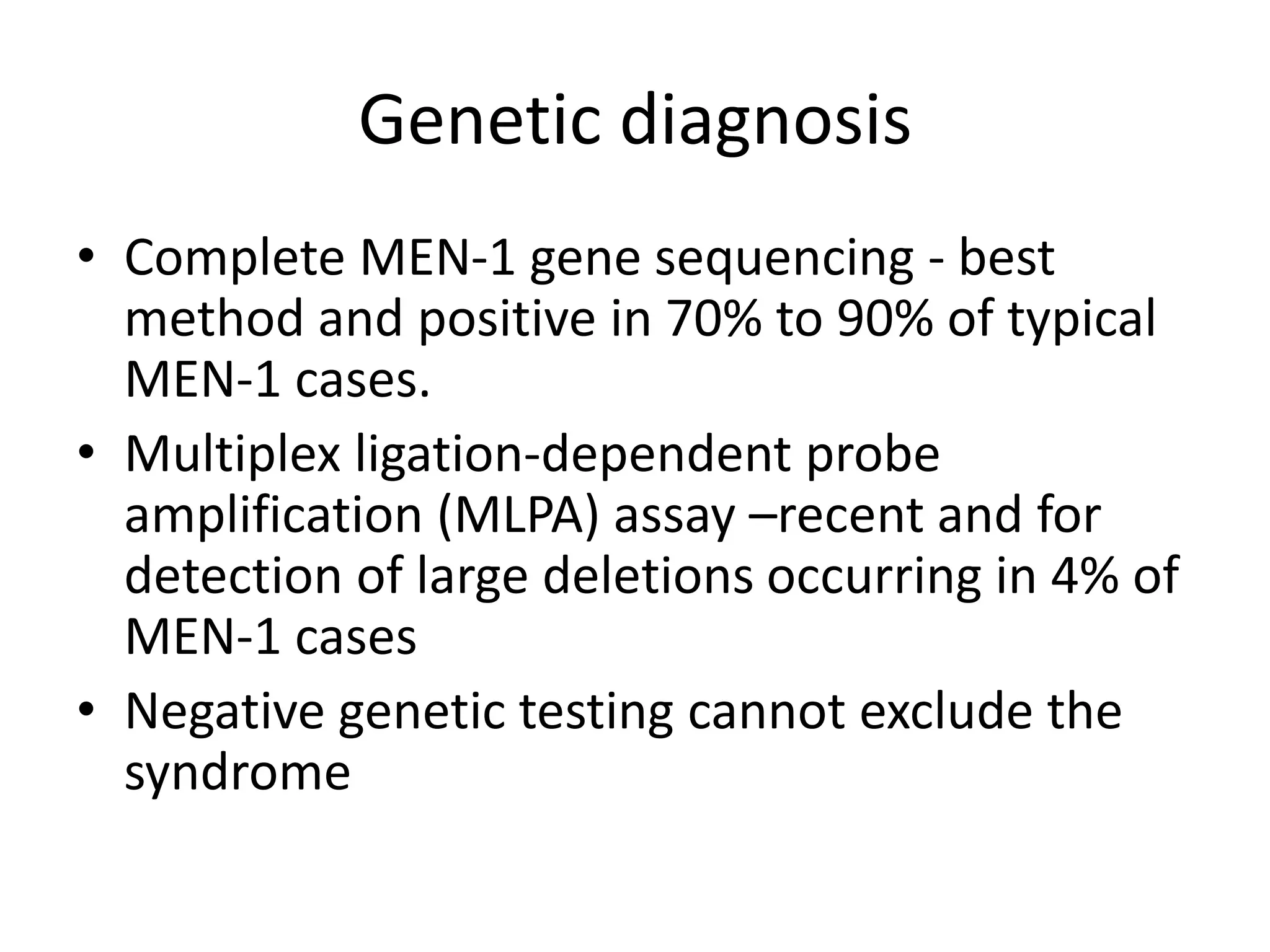 Multiple endocrine neoplassia | PPTX