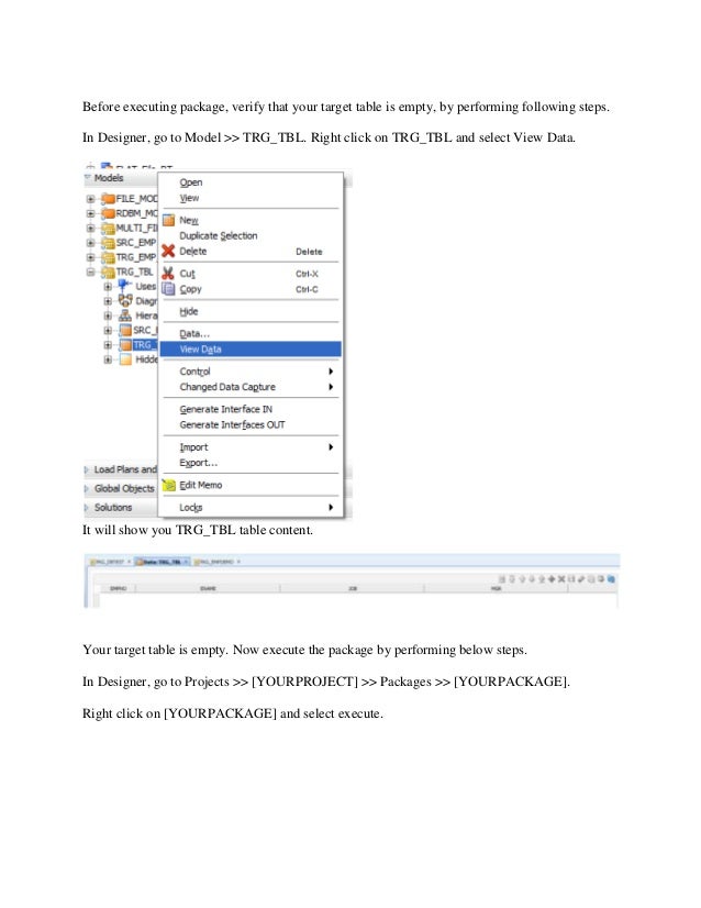 package how oracle execute target Multiple files single interface single package how oracle execute target Multiple files single interface single