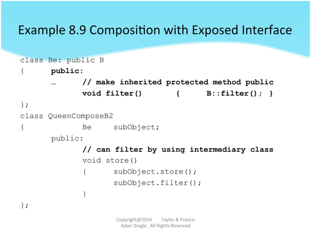 Object-Oriented Design: Multiple inheritance (C++ and C#) | PPT