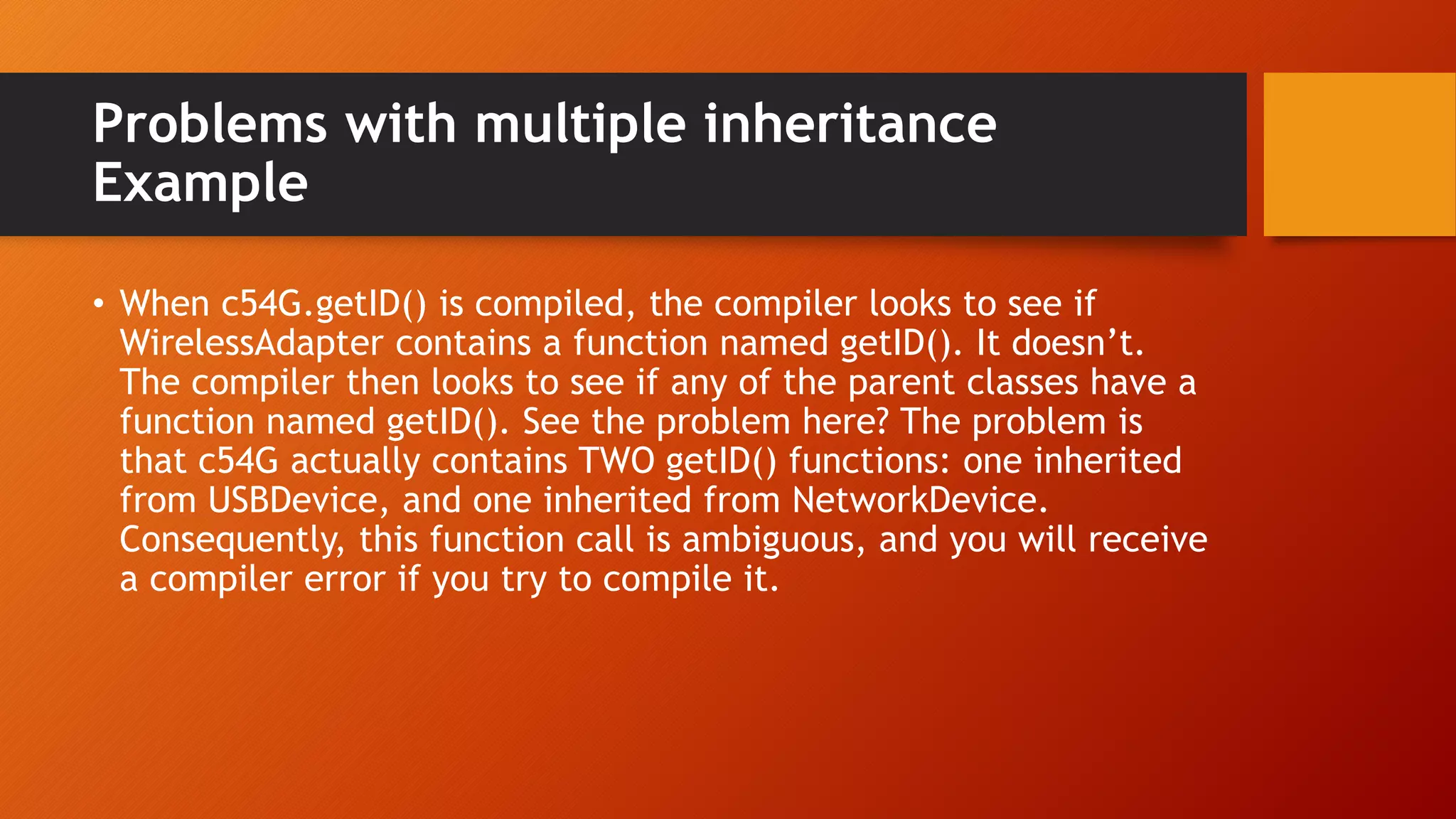 Multiple inheritance | PPT