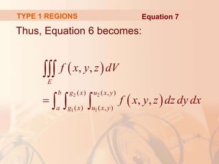 Multiple Integrals Mathtype Multiple integrals | PPT