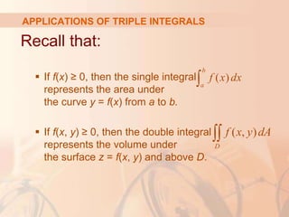 Multiple Integrals Graphs Multiple integrals | PPT