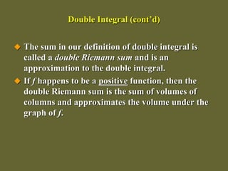 Column Integrals Multiple integrals.pdfmaths muthusamai s | PDF
