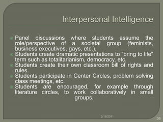 Enjoy creating things with their hands