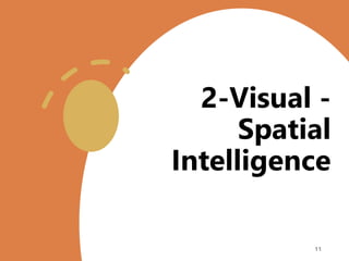 2-Visual -
Spatial
Intelligence
11
 