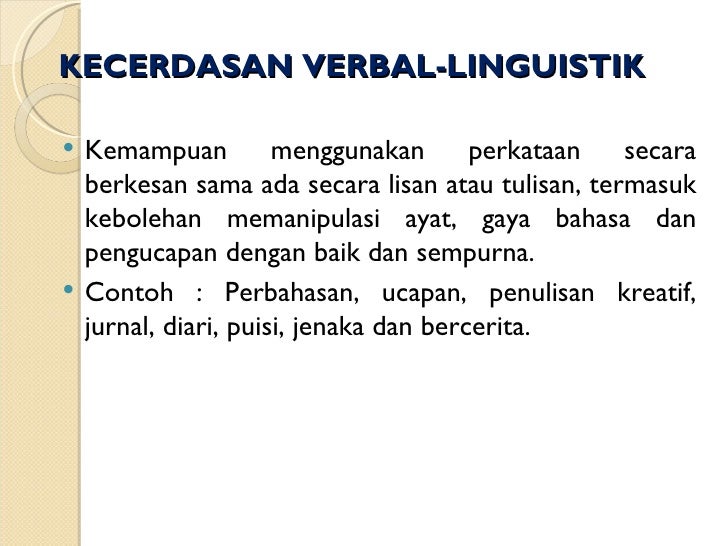 Multiple intelligence group