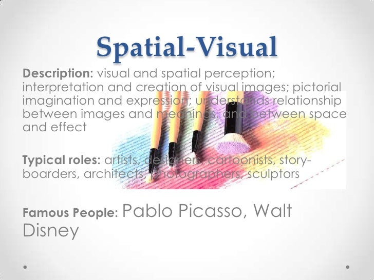 visual spatial intelligence
