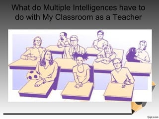 What do Multiple Intelligences have to
do with My Classroom as a Teacher
 