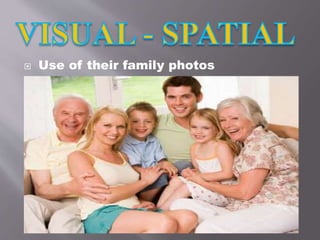 Use of their family photos
 